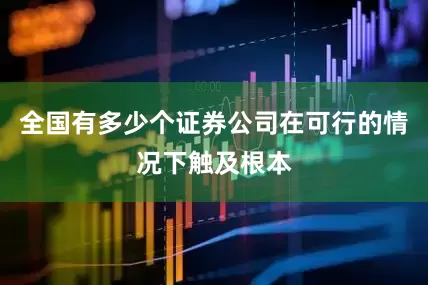 全国有多少个证券公司在可行的情况下触及根本